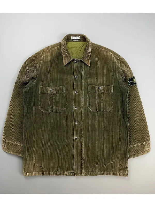 Stone Island Corduroy Jacket Green