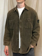 Stone Island Corduroy Jacket Green