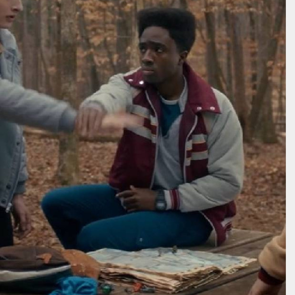 Lucas Sinclair Stranger Things S05 Bomber Jacket