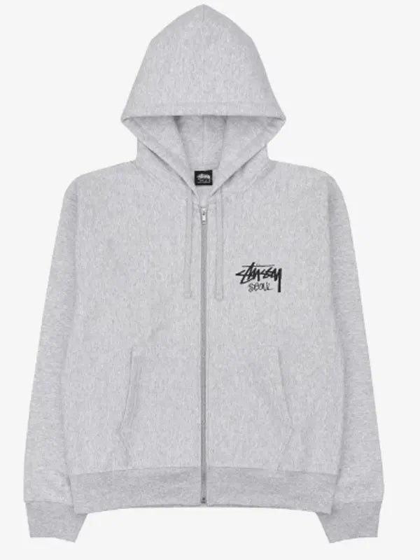 Stussy Seoul Hoodie Grey