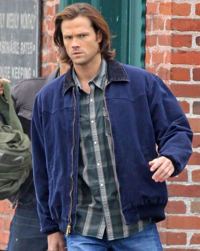 Sam Winchester Supernatural Blue Jacket