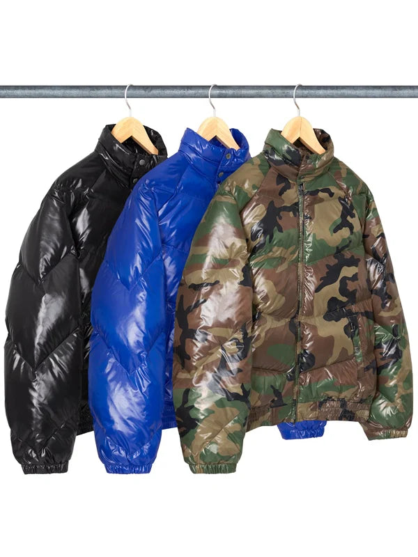 Supreme-Schott-Glossy-Lightweight-Down-Puffer-Jacket