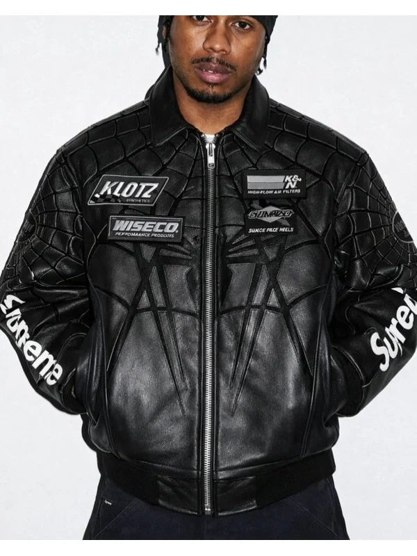 Supreme-Spider-Man-Jacket-BLack