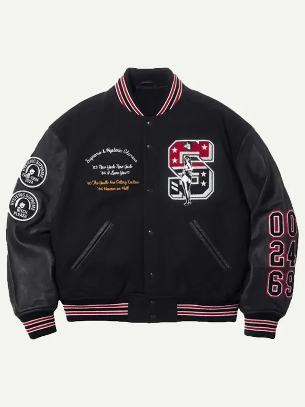 Supreme Hysteric Glamour Varsity Jacket