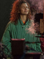 Euphoria S03 Zendaya Green Jacket