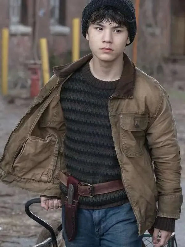 The Walking Dead Dead City 2025 Hershel Rhee Brown Cotton Jacket
