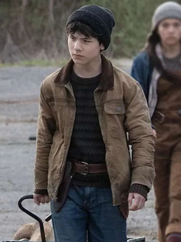 The Walking Dead Dead City 2025 Hershel Rhee Brown Cotton Jacket