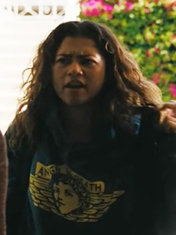 TV Series Euphoria S03 Zendaya Blue Hoodie 