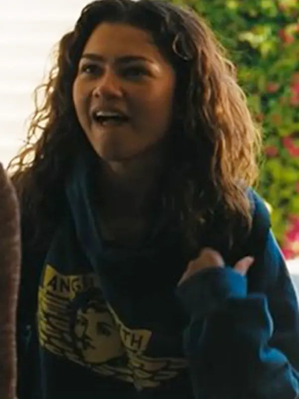 TV Series Euphoria S03 Zendaya Blue Hoodie Buy