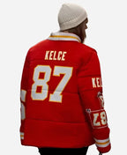 Shop 87 Taylor SWIFT Travis Kelce Puffer Jacket