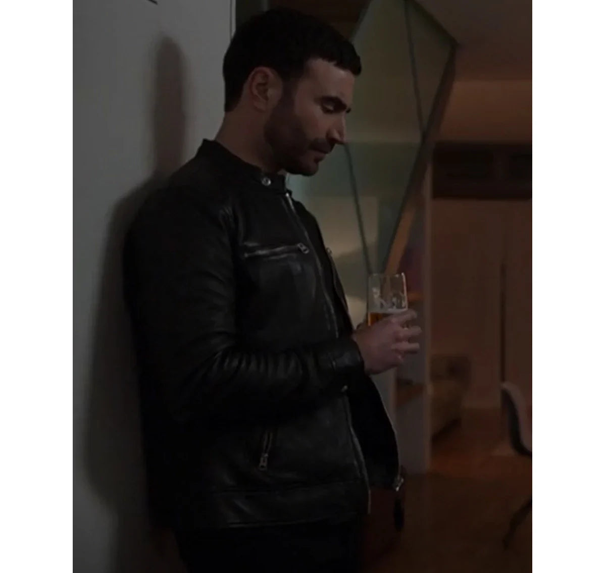 Ted-Lasso-Roy-Kent-Brett-Goldstein-Black-Leather-Jacket