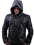 
The Dark Knight Outlaw Batman Black Leather Jacket  