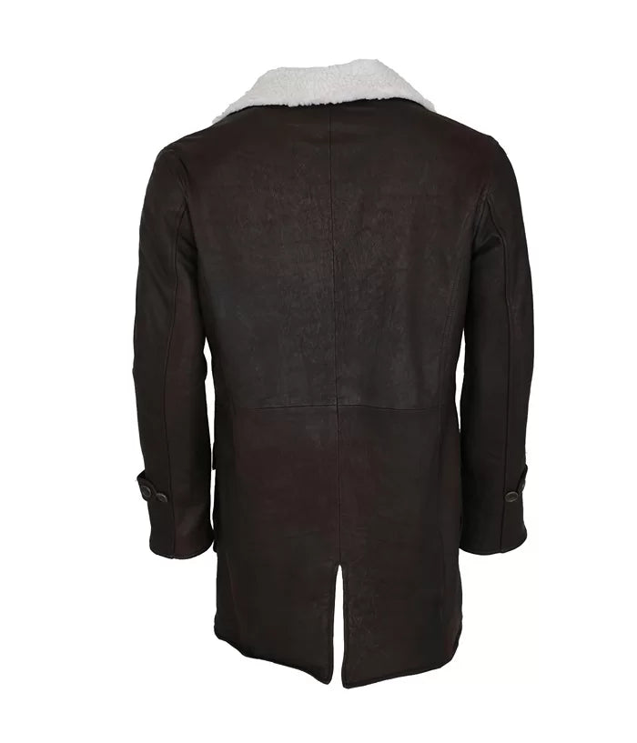 
The Dark Knight Rises Bane Brown Leather Coat
