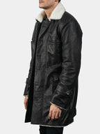 The Dark Knight Rises Tom Hardy Bane Black Leather Coat