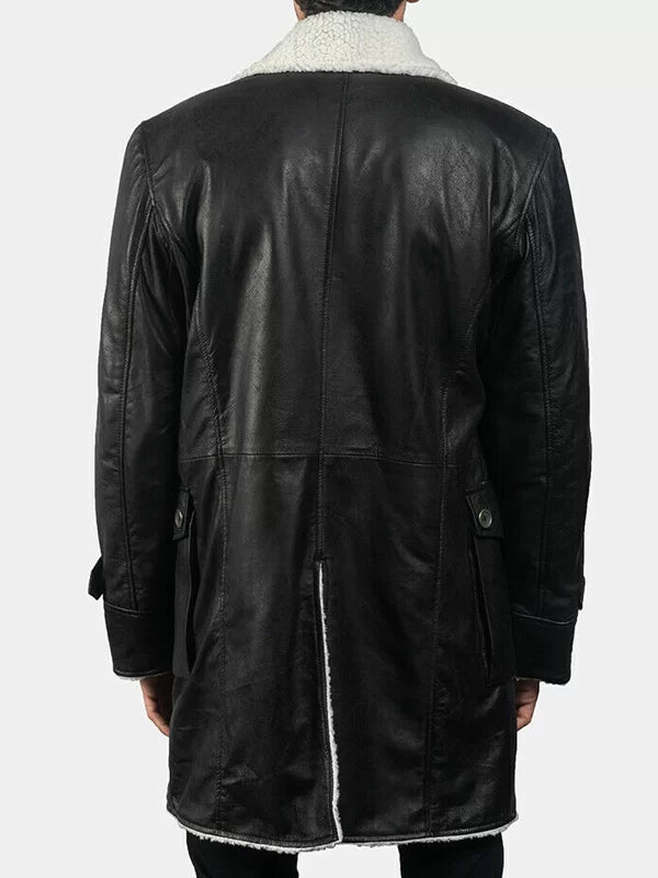 The Dark Knight Rises Tom Hardy Bane Black Leather Coat