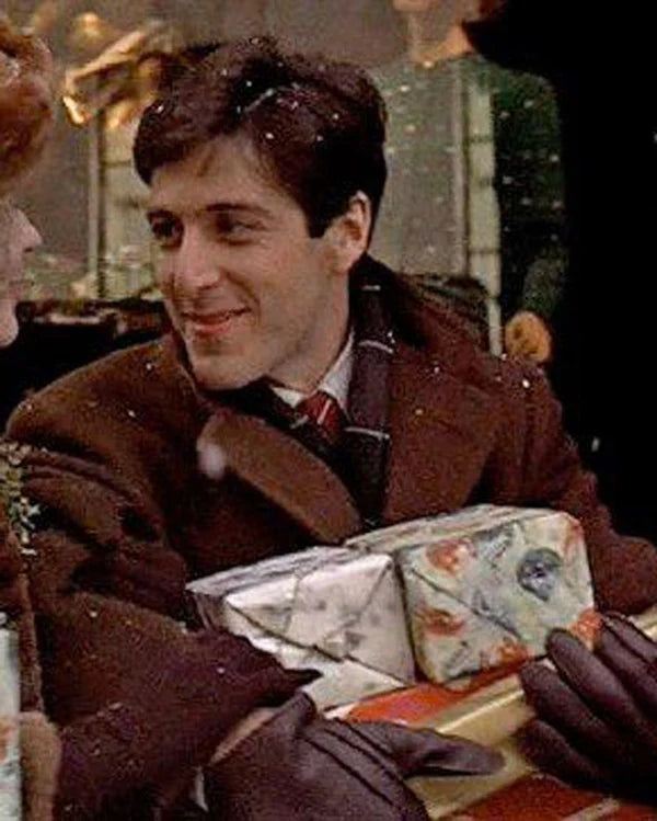 
Al Pacino The Godfather Brown Wool Coat
