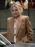Michelle Pfeiffer The Madison S01 Brown Blazer