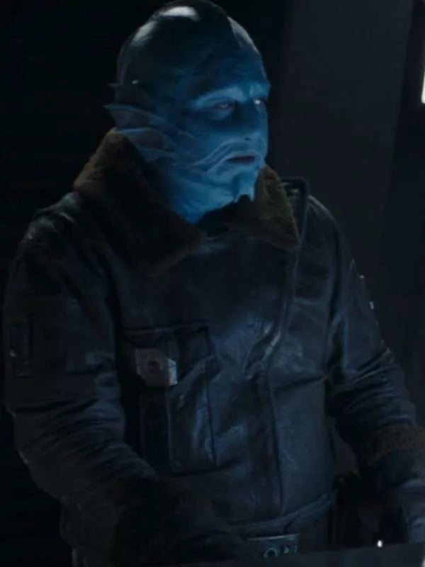 
 The Mandalorian S02 Horatio Sanz Brown Leather Jacket


