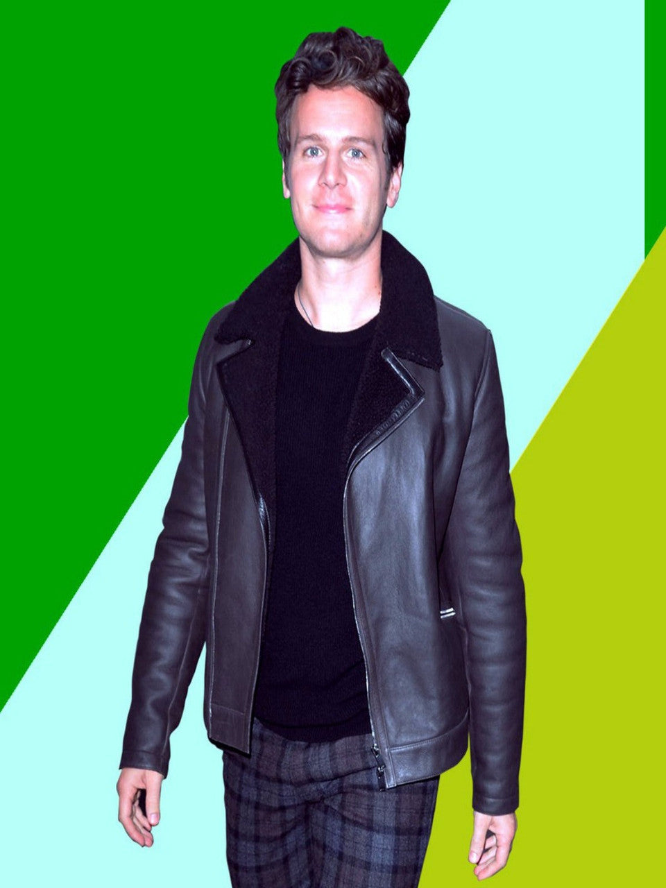 Jonathan Groff The Matrix Black Leather Jacket
