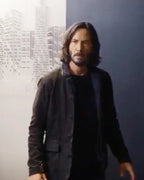 Keanu Reeves The Matrix 4 Resurrections Black Wool Jacket