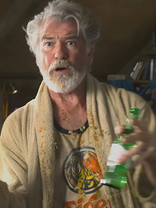 The Thursday Murder Club Pierce Brosnan Tiger Logo Tank Top