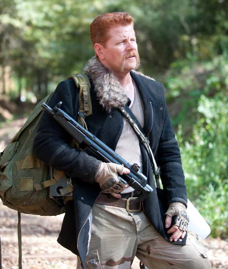 
 The Walking Dead Abraham Ford Black Wool Jacket
