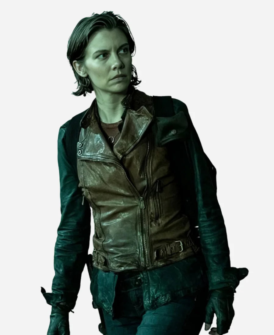 
 The Walking Dead Lauren Cohan Brown Vest
