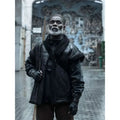  
 The Walking Dead Fallou Boukar Black Leather Vest