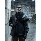  
 The Walking Dead Fallou Boukar Black Leather Vest