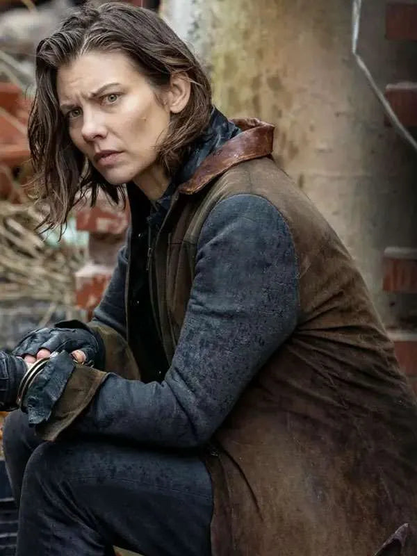 
 The Walking Dead Dead City S02 Maggie Rhee Wool Coat