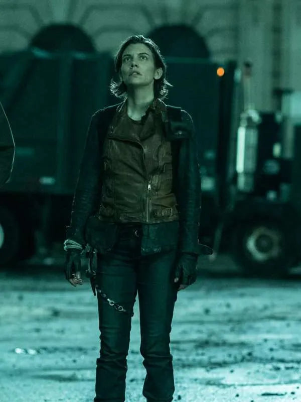 
 The Walking Dead Lauren Cohan Brown Vest
