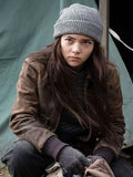 
 The Walking Dead Dead City S02 Mahina Napoleon Leather Jacket