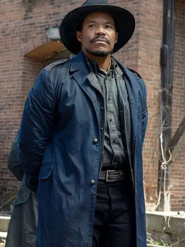 The Walking Dead Dead City S02 Perlie Armstrong Blue Cotton Coat