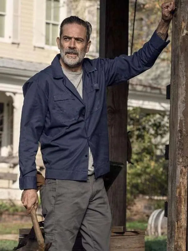 
 The Walking Dead Jeffrey Dean Blue Cotton Jacket