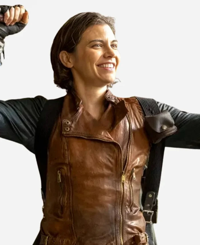
 The Walking Dead Lauren Cohan Brown Vest
