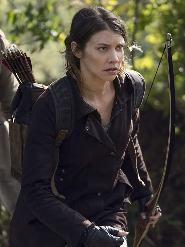
Maggie Rhee The Walking Dead Brown Jacket
