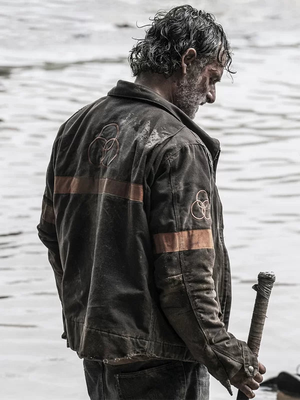 Rick Grimes The Walking Dead Brown Cotton Jacket