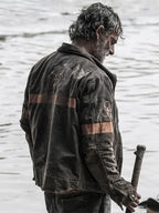 Rick Grimes The Walking Dead Brown Cotton Jacket