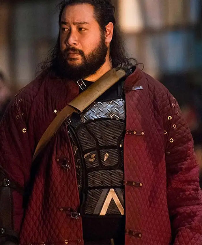 Cooper Andrews The Walking Dead S09 Red Wool Jacket