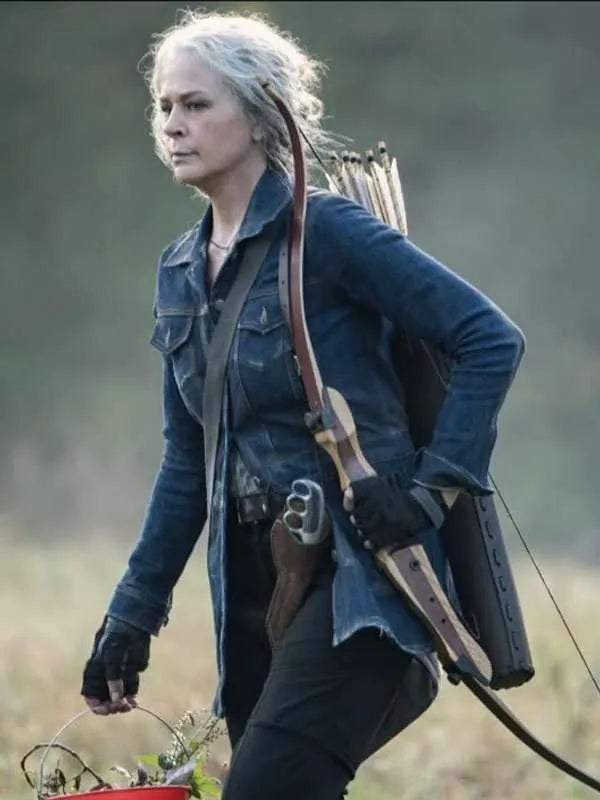 
Melissa McBride The Walking Dead Season 10 Blue Denim Jacket
