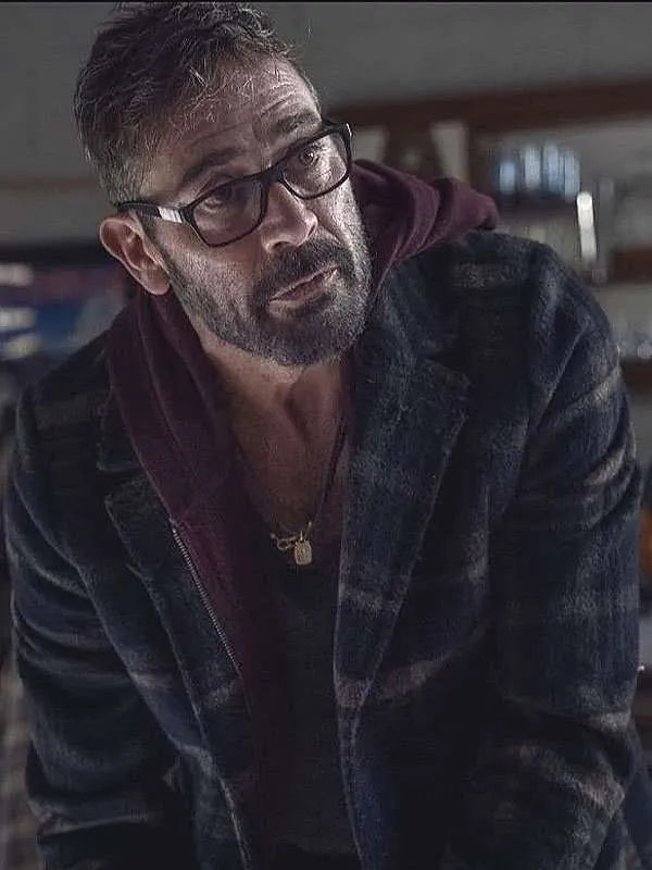 Jeffrey Dean Morgan The Walking Dead Season 10  Black Wool Coat