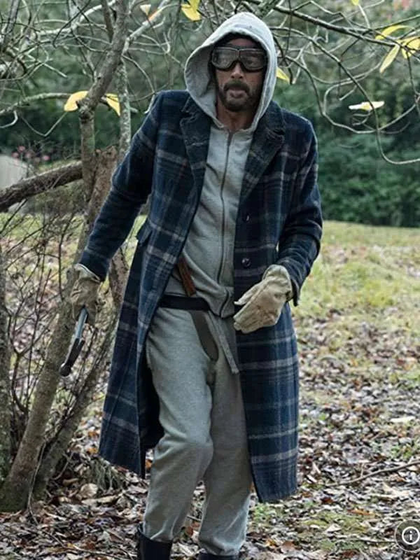 Jeffrey Dean Morgan The Walking Dead Season 10  Black Wool Coat