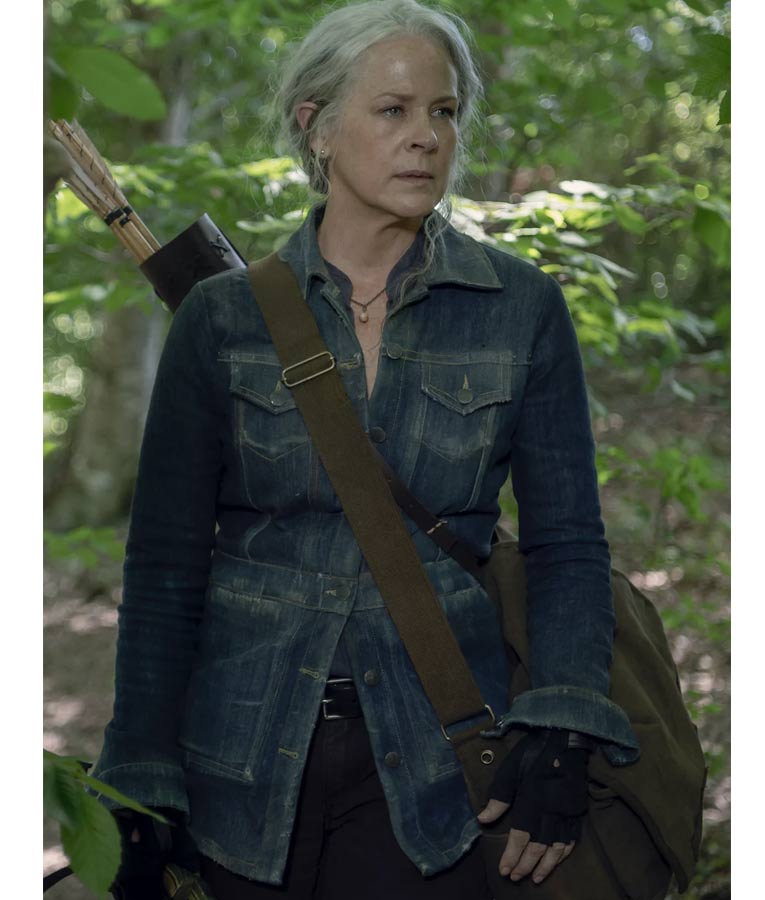 
Melissa McBride The Walking Dead Season 10 Blue Denim Jacket
