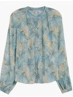 The Young And The Restless 2026 Sharon Newman Blue Floral Blouse