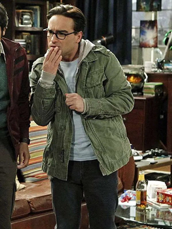 
 The Big Bang Theory Johnny Galecki Green  Jacket
