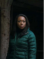 The Night Agent S03 Catherine Weaver Green Puffer Jacket
