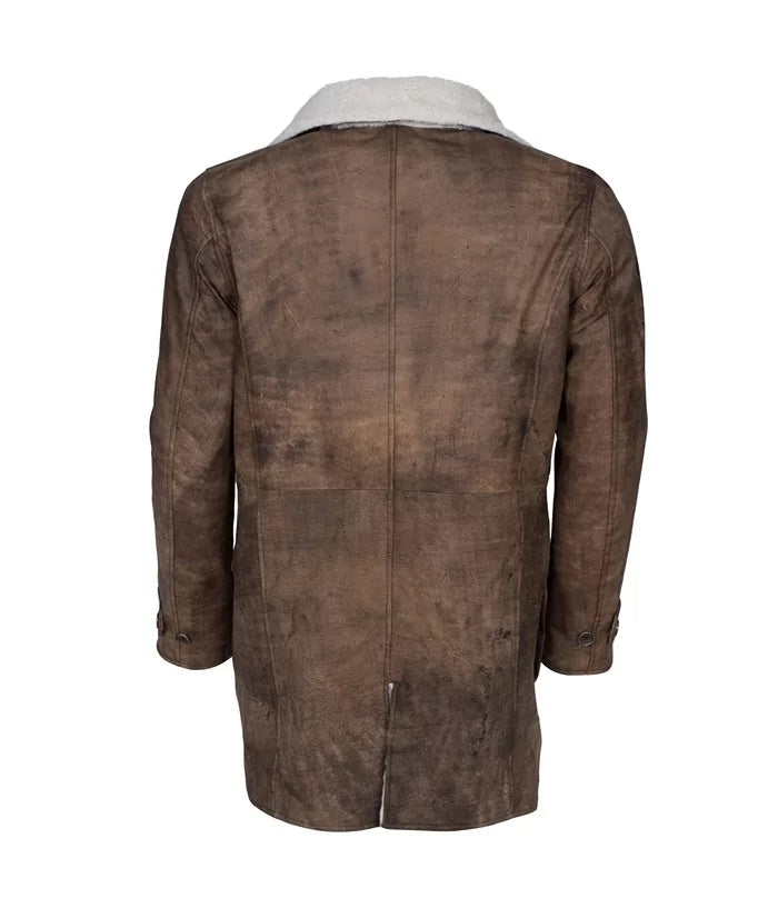 Tom Hardy The Dark Knight Rises Hooded Brown Leather Coat