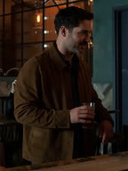 
Tom Ellis CIA S01 Suede Jacket