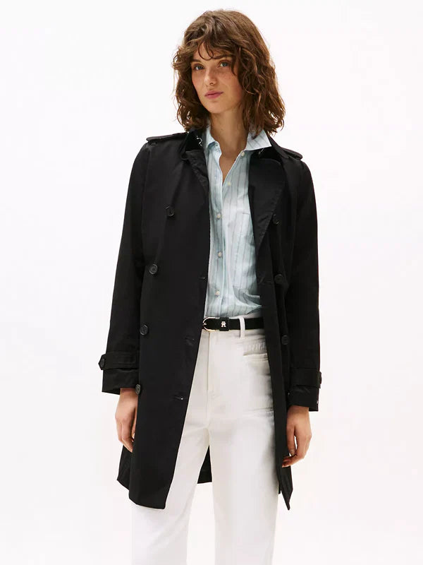 Tommy-Hilfiger-Double-Breasted-Belted-Trench-Coat