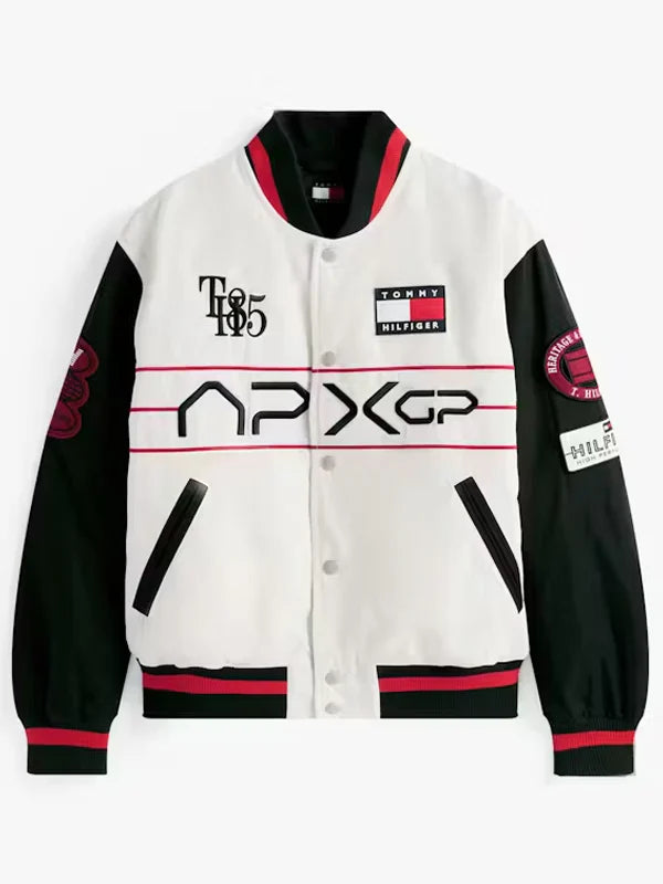 Tommy-Hilfiger-F1-Movie-Racing-Varsity-Jacket